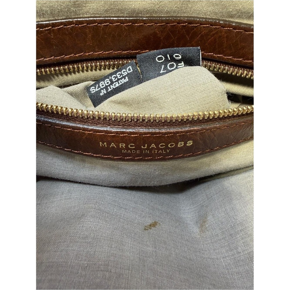 Marc Jacobs Espresso Chocolate Brown Patchwork Quilted Leather Vintage Stam Bag - Picture 7 of 17